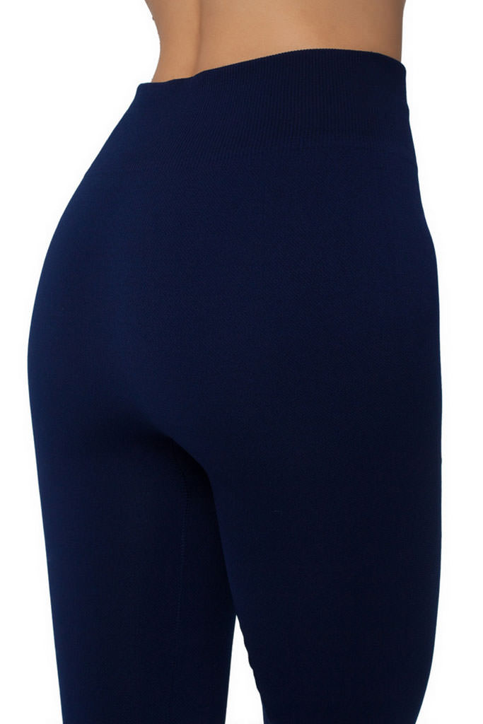 Фото товара 8662, теплые легинсы синие